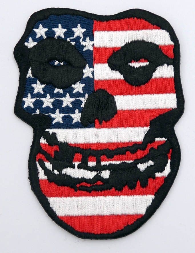 Misfits - 'USA Skull' Patch