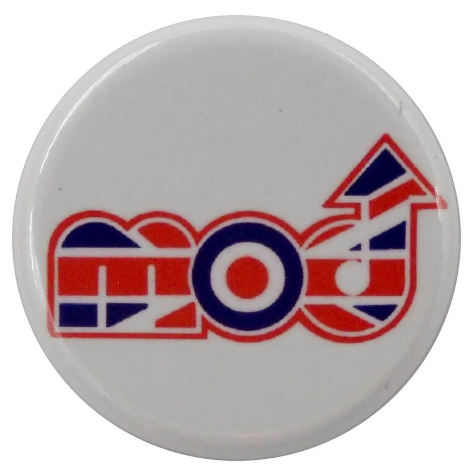 Mod - 'Union Jack' Button Badge