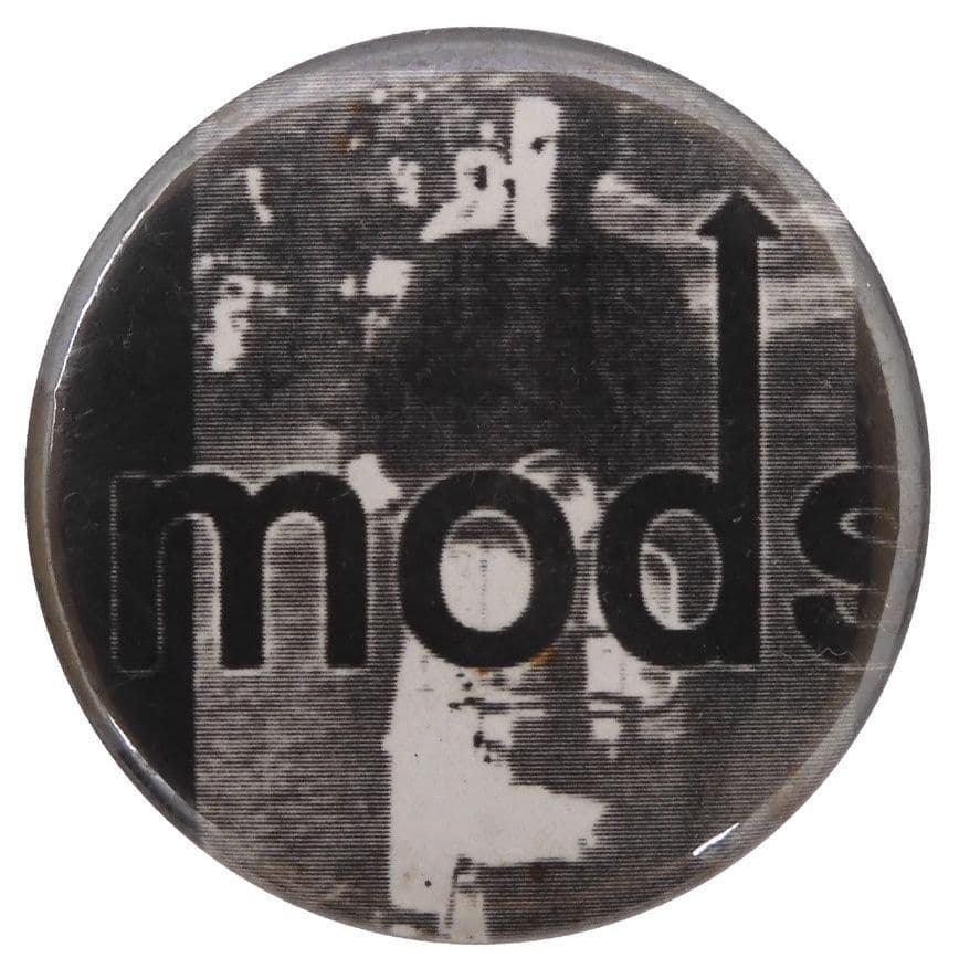Mods - 'Black & White' Button Badge
