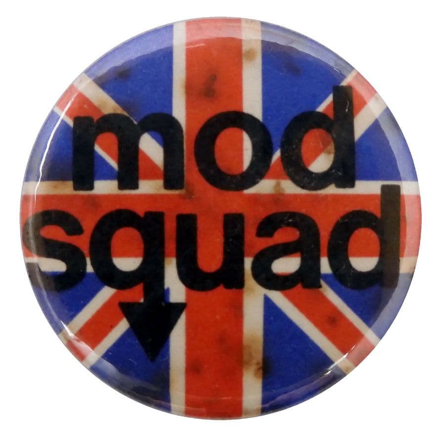 Mods - 'Mod Squad Union Jack' Button Badge