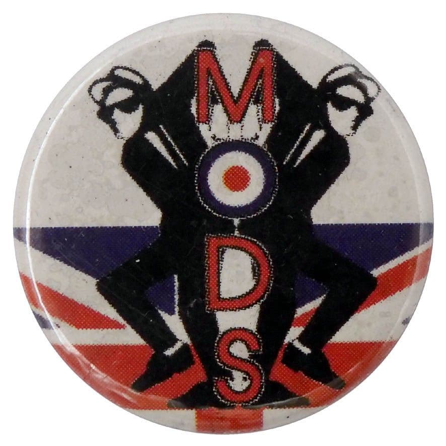 Mods - 'Rude Boys Union Jack' Button Badge