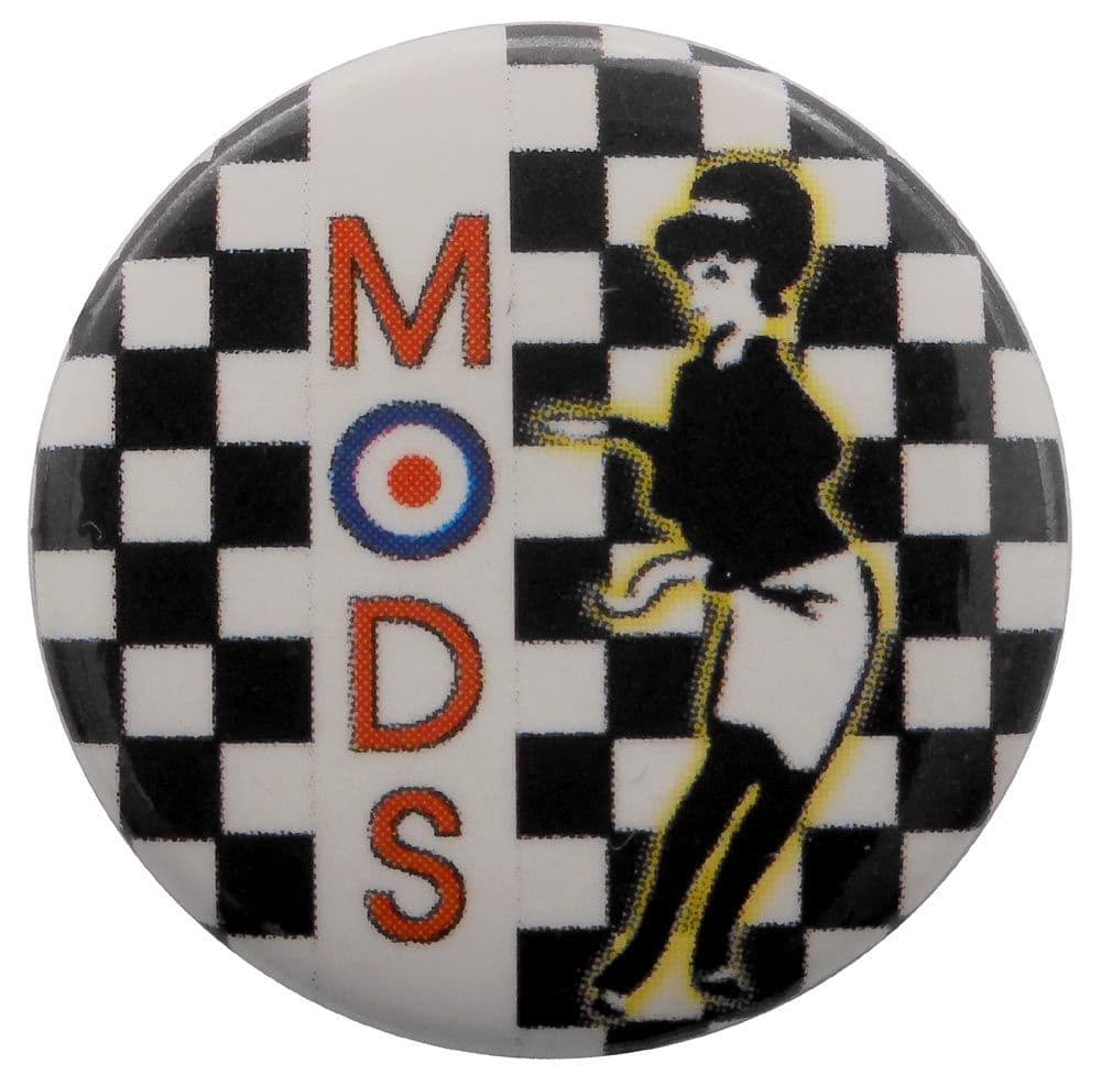 Mods - 'Rude Girl' Button Badge