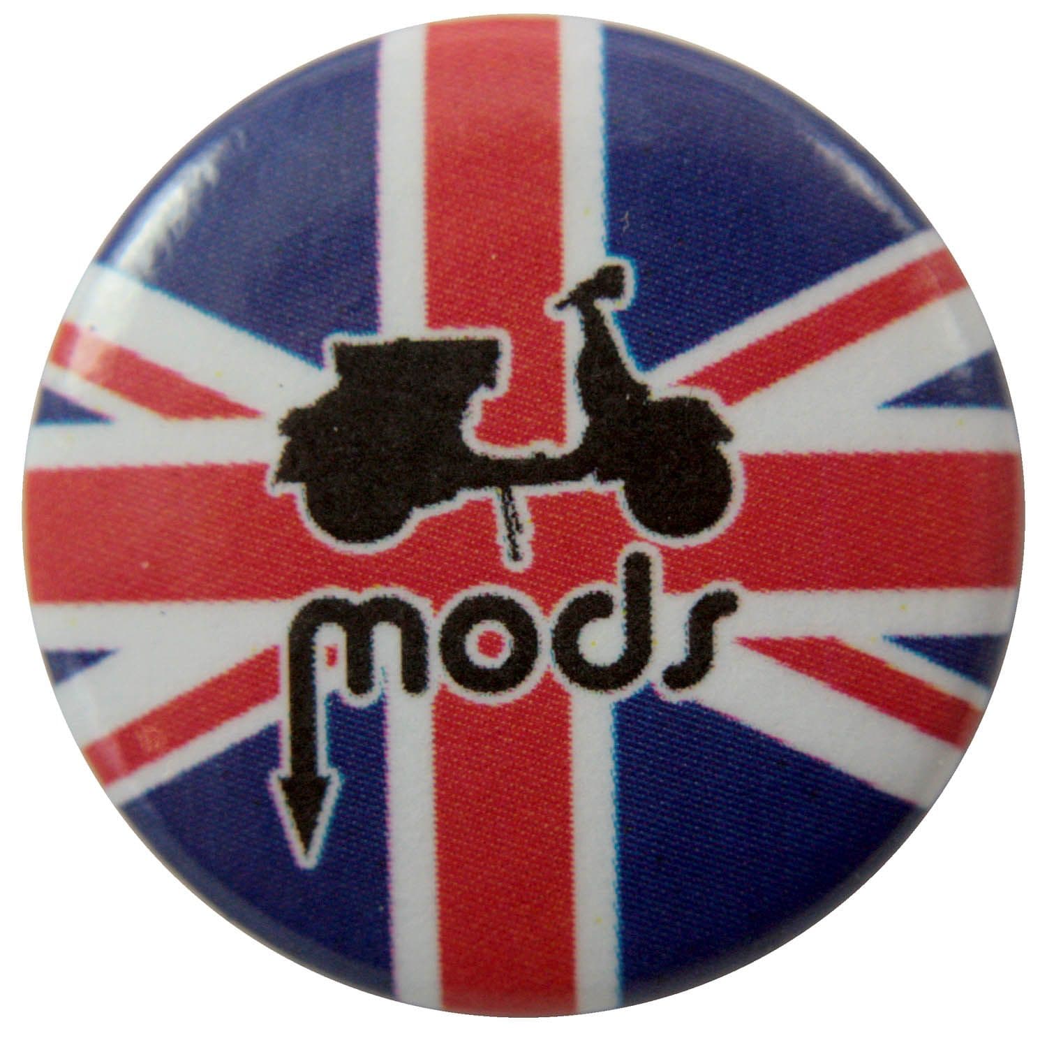 Mods - 'Union Jack' Button Badge