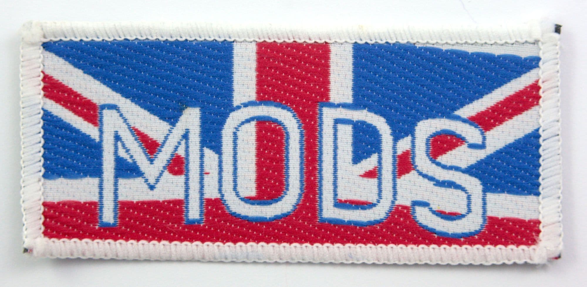 Mods - 'Union Jack' Rectangular Woven Patch