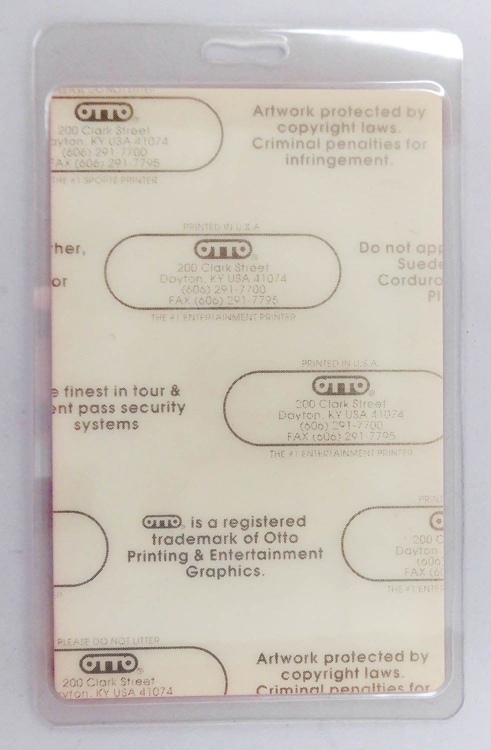 Monsters of Rock 'Ozzy Osbourne Sao Paulo 1995' Vintage Laminated Backstage Pass