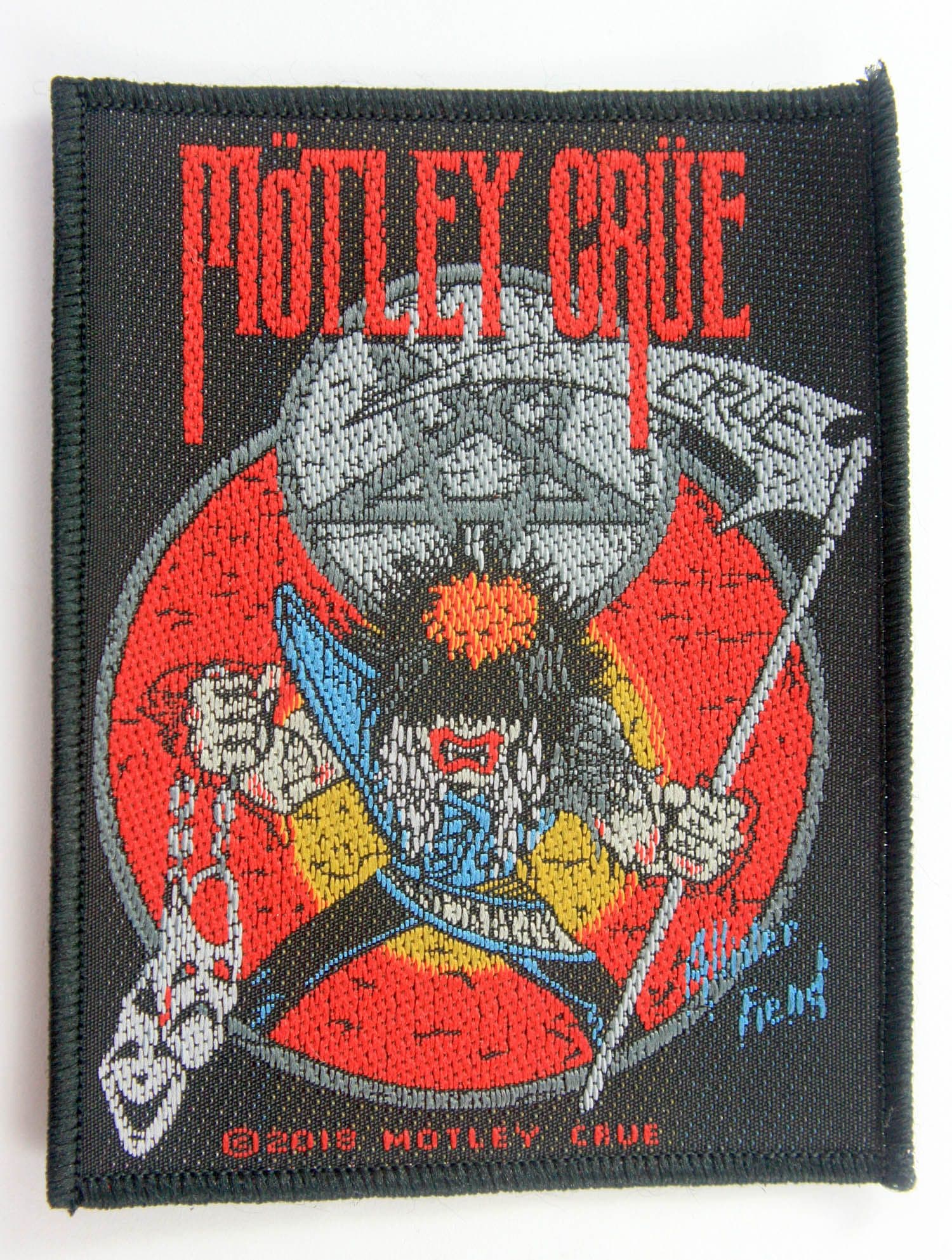 Motley Crue - 'Allister Fiend' Woven Patch