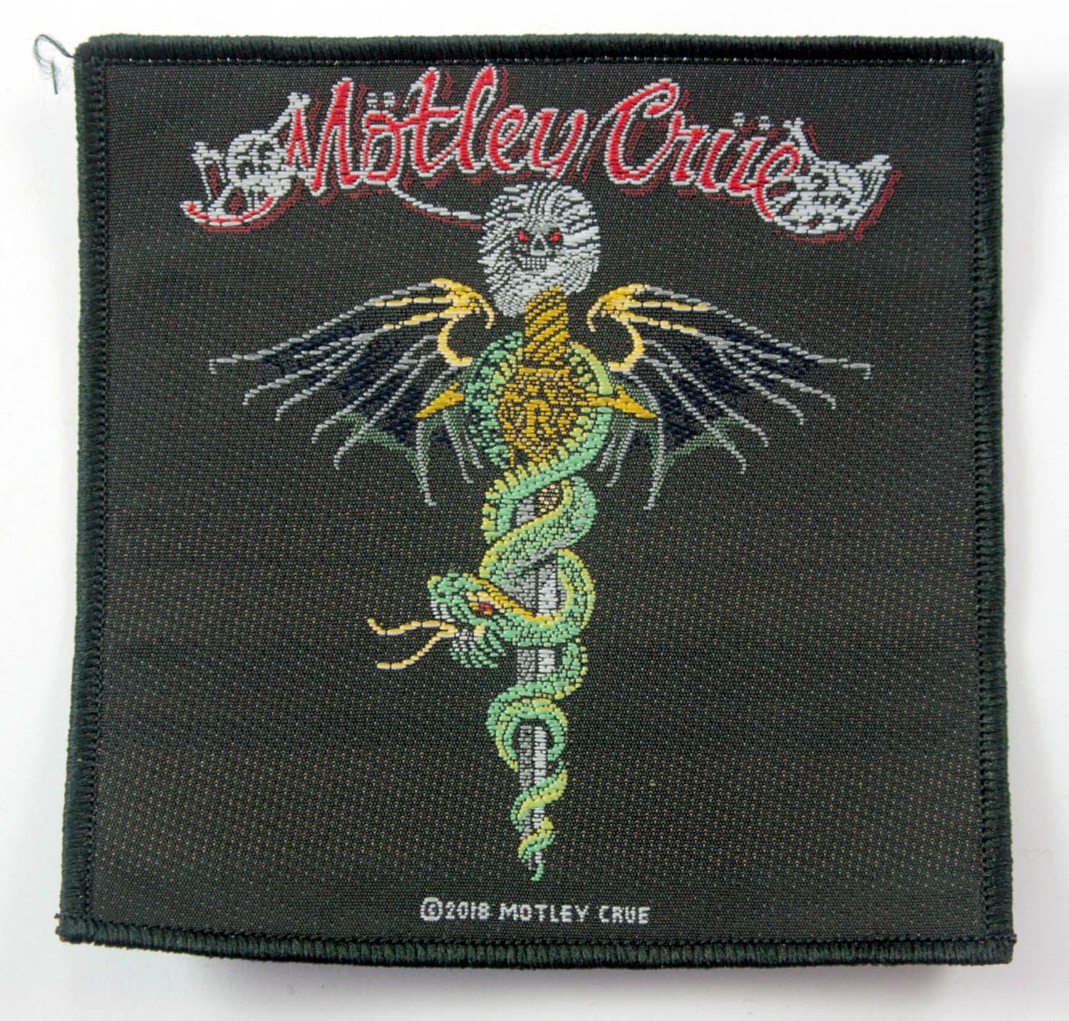 Motley Crue - 'Dr Feelgood' Woven Patch