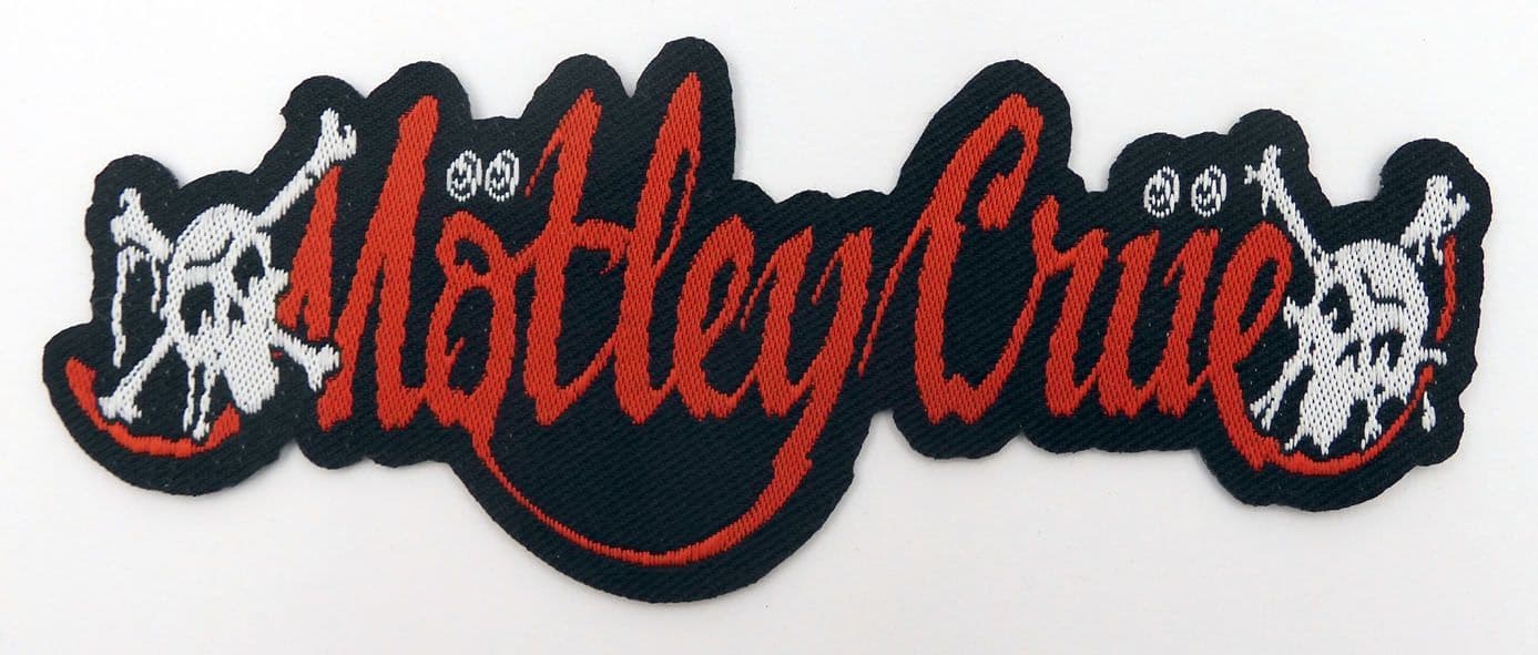 Motley Crue - 'Shaped Logo' Woven Patch