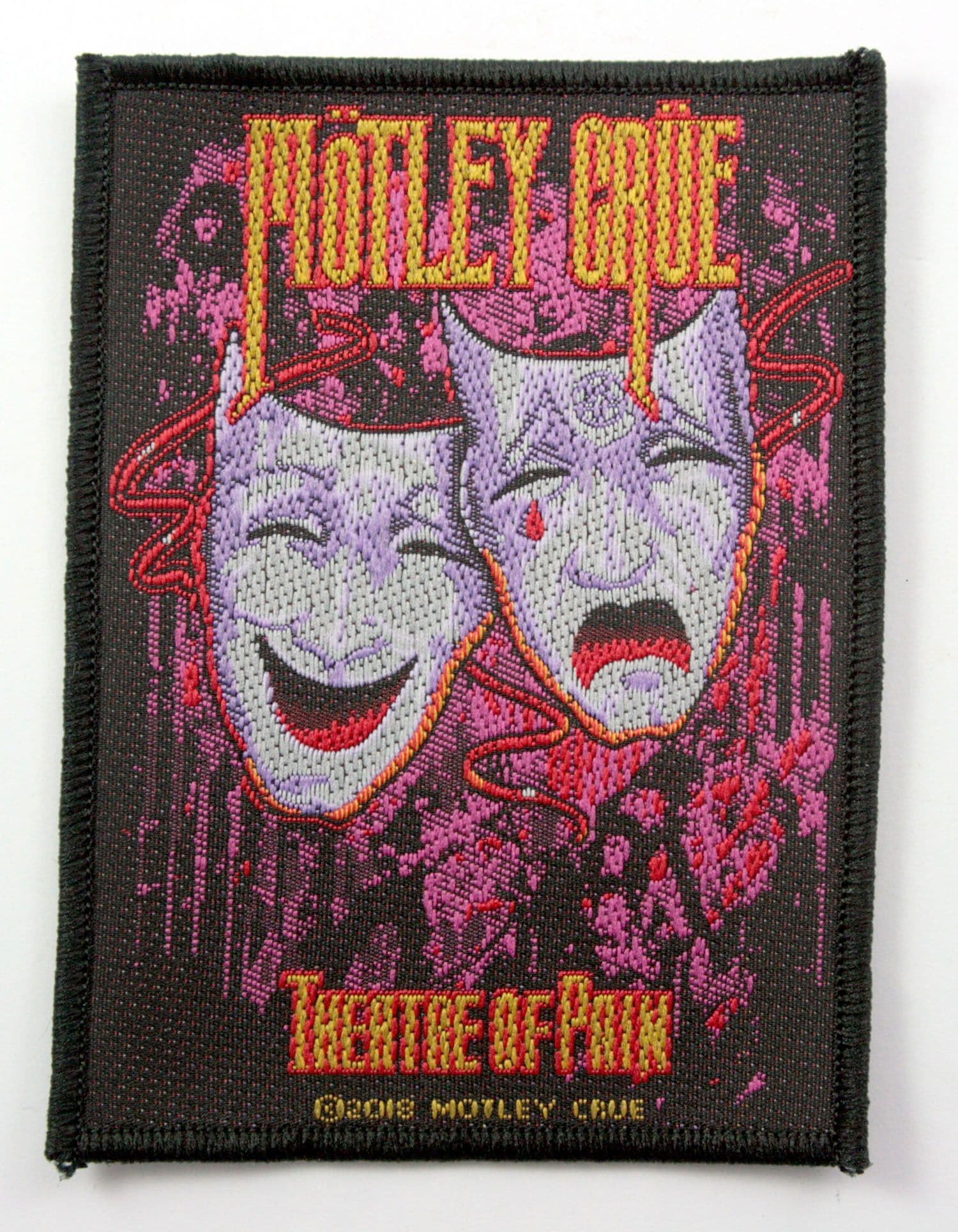 Motley Crue - 'Theatre of Pain' Woven Patch