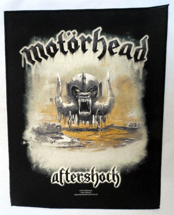Motorhead - 'Aftershock' Giant Printed Backpatch