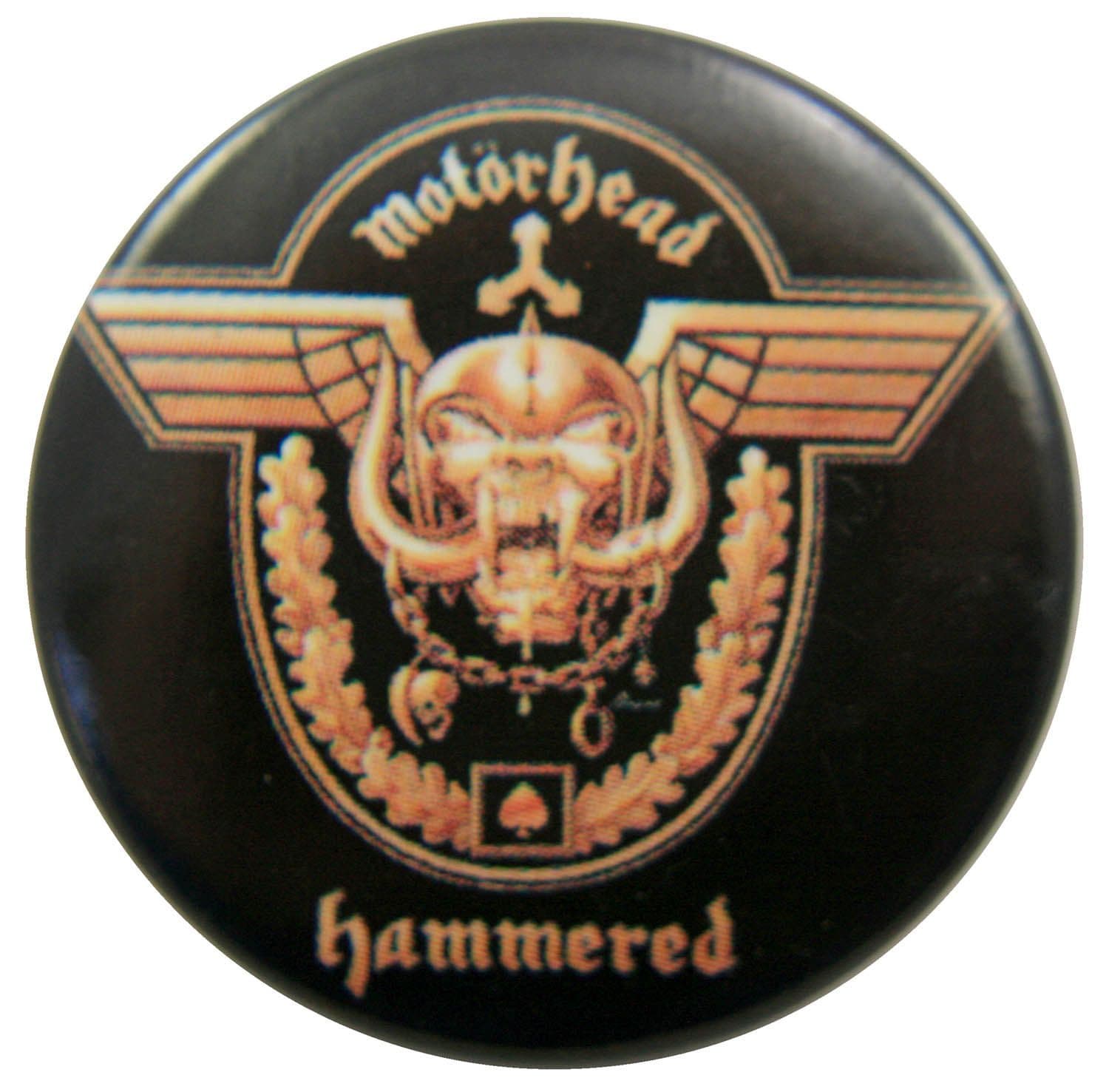 Motorhead - 'Hammered' Button Badge