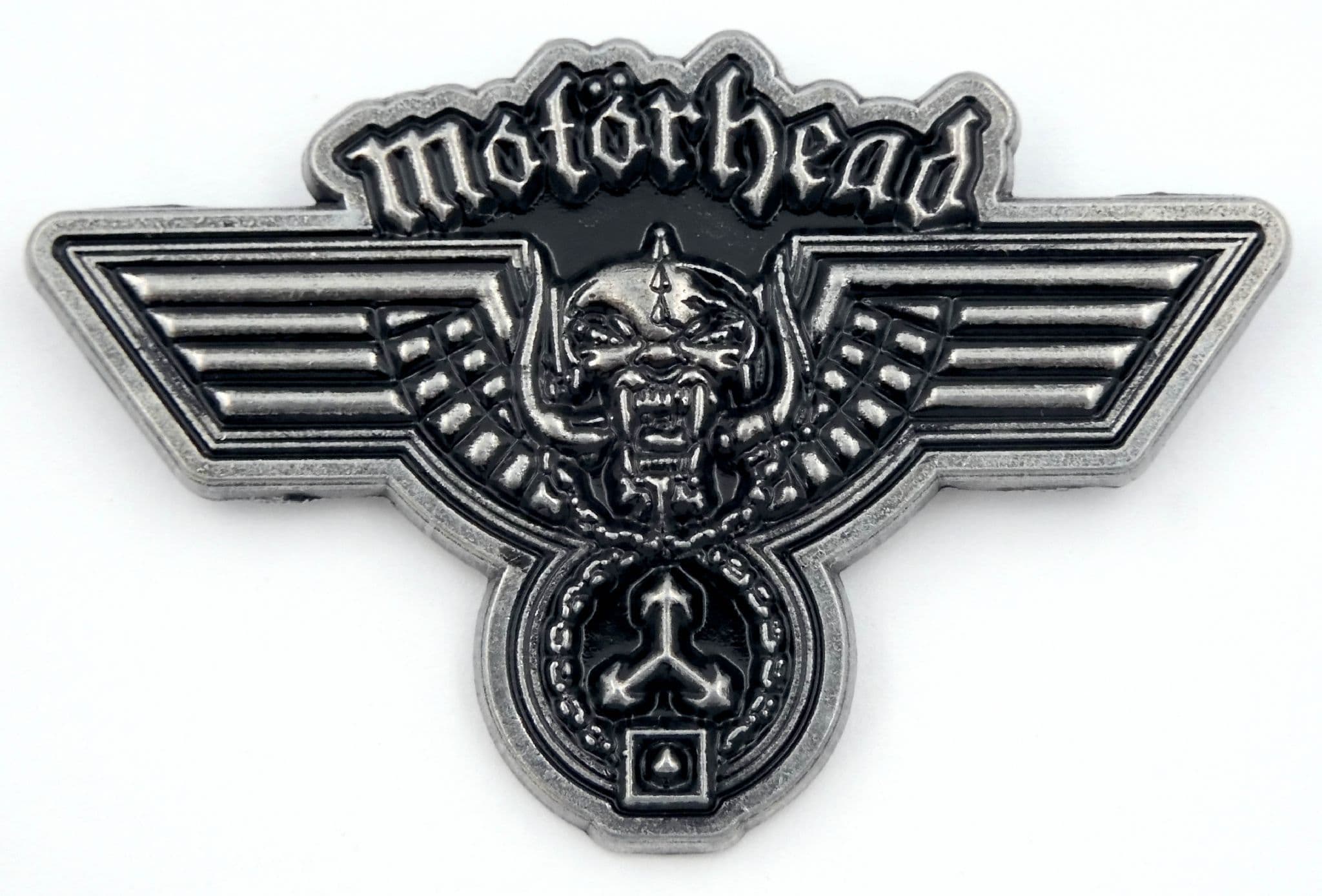 Motorhead - 'Hammered' Enamelled Metal Lapel Badge