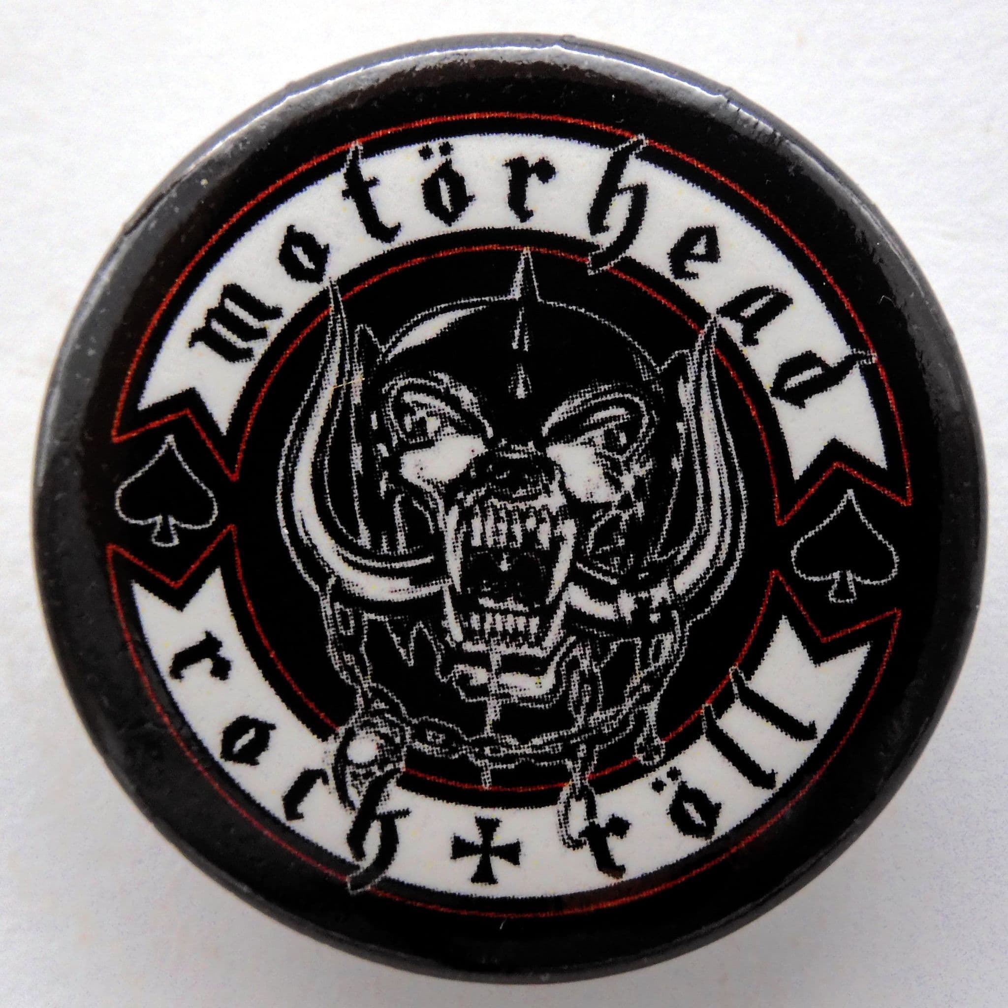 Motorhead - 'Rock + Roll' 32mm Badge
