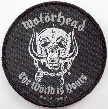 Motorhead - 'The World is Yours' Woven Patch