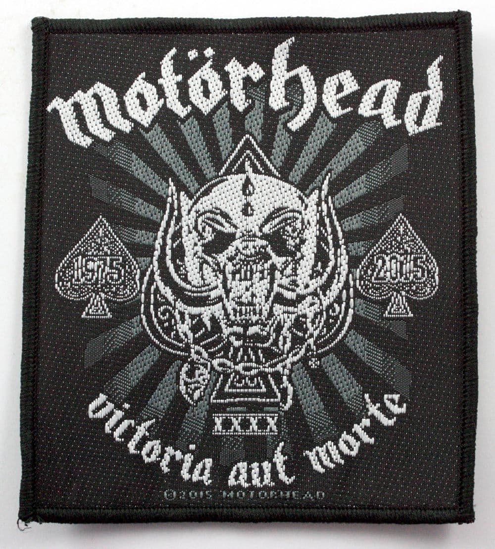 Motorhead - 'Victoria Aut Morte' Woven Patch