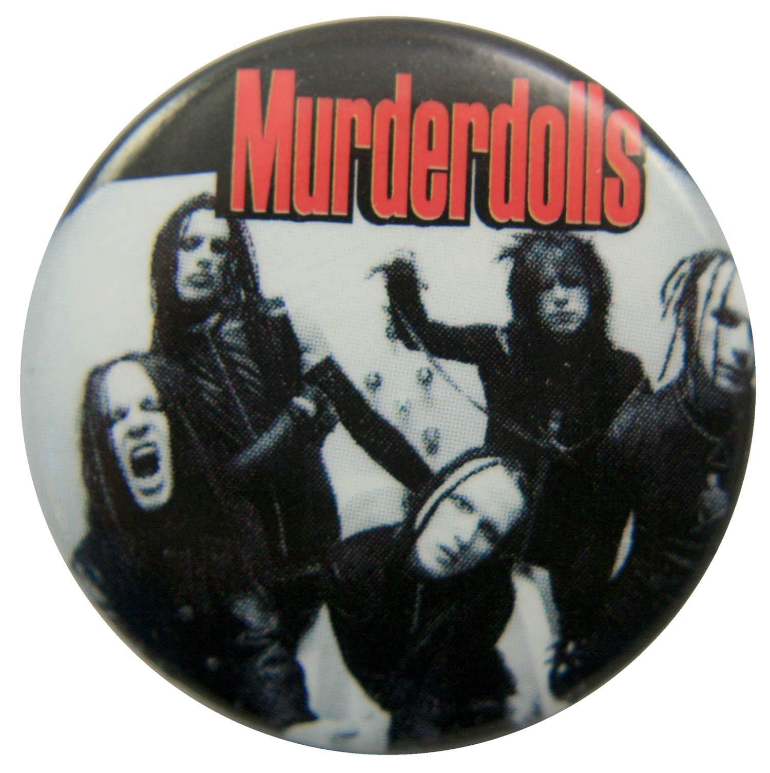 Murderdolls - 'Group Black & White' Button Badge