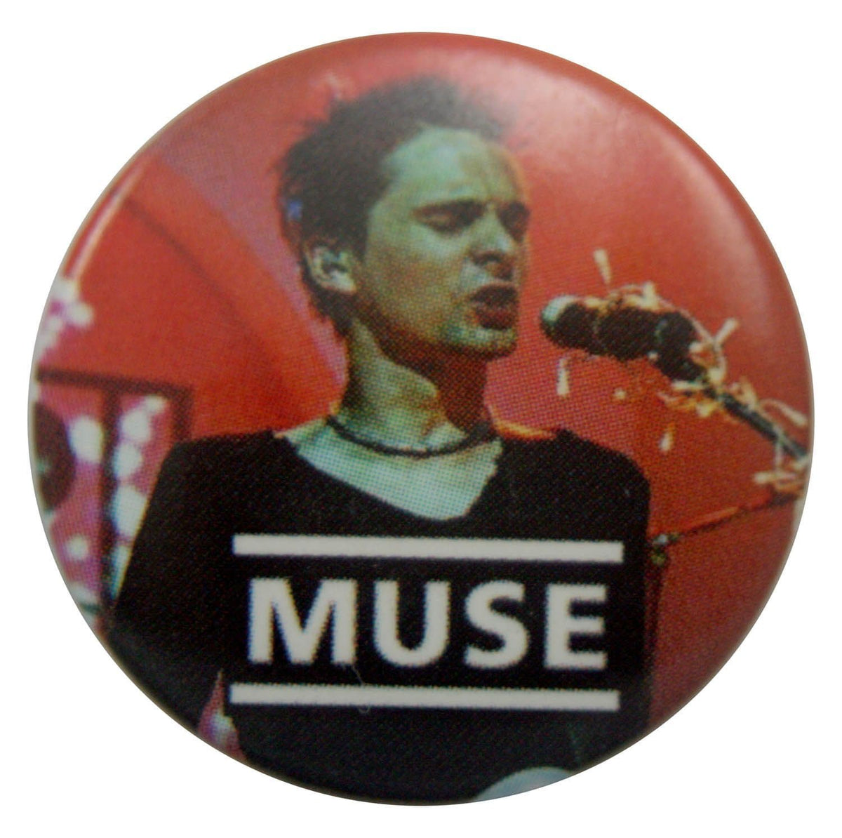 Muse - 'Matt on Stage' Button Badge – Rock by Mail