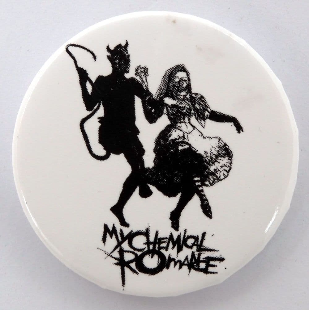 My Chemical Romance - 'Dancing With the Devil' Large Button Badge