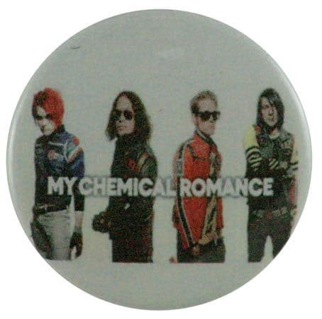 My Chemical Romance - 'Group White' Button Badge