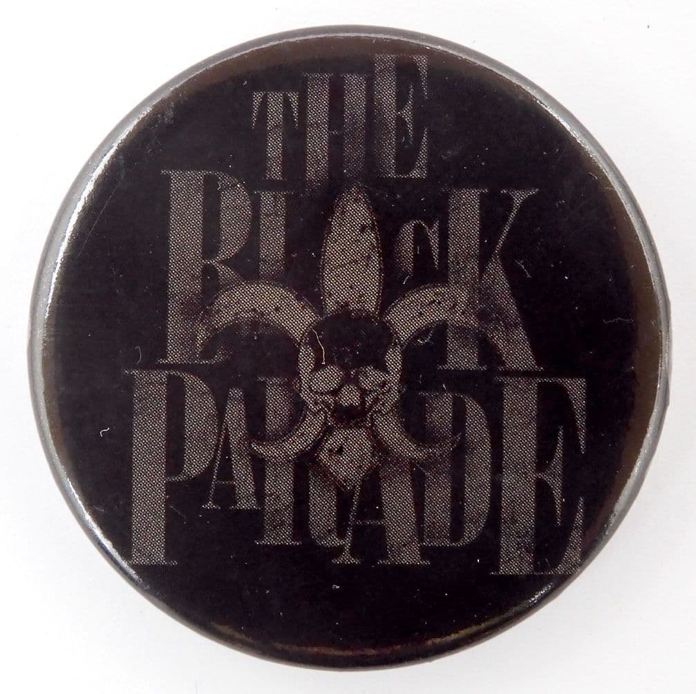 My Chemical Romance - 'The Black Parade Name Dark' Large Button Badge