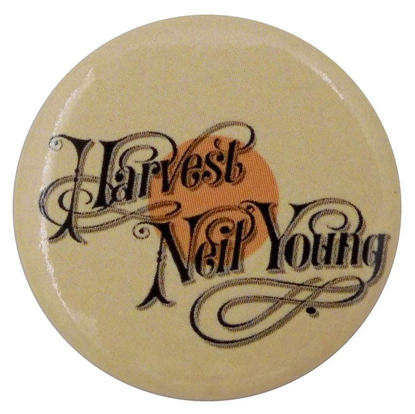 Neil Young - 'Harvest' Button Badge