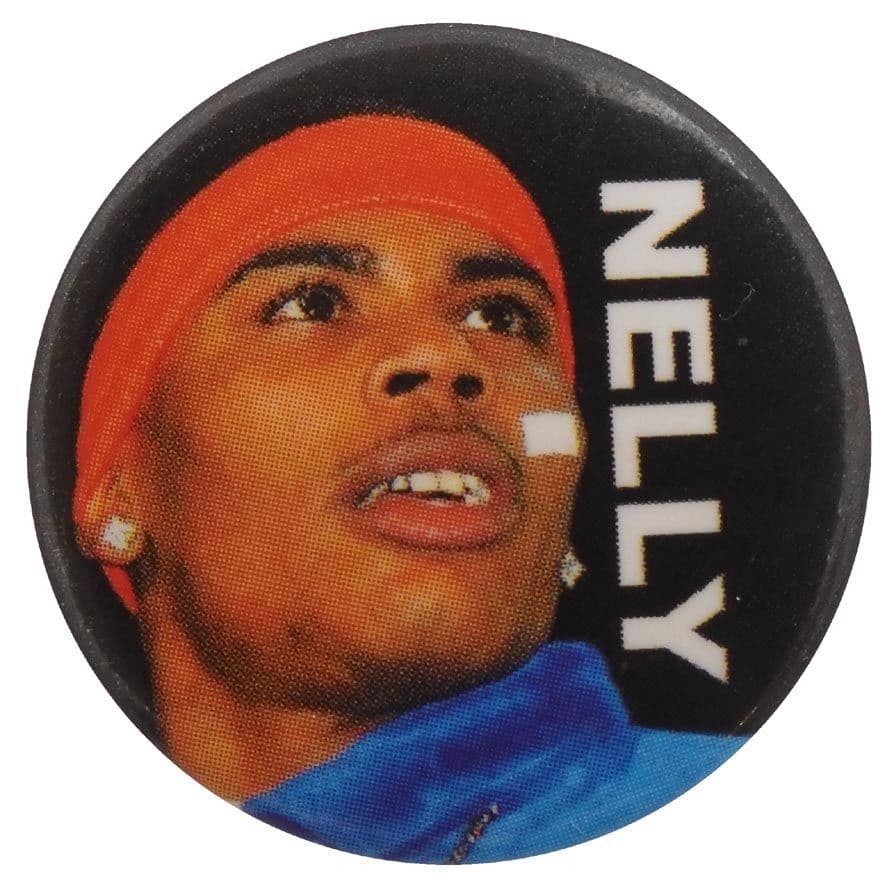 Nelly - 'Red Headband' Button Badge