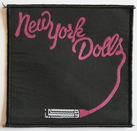 New York Dolls - 'Lipstick Logo' Woven Patch