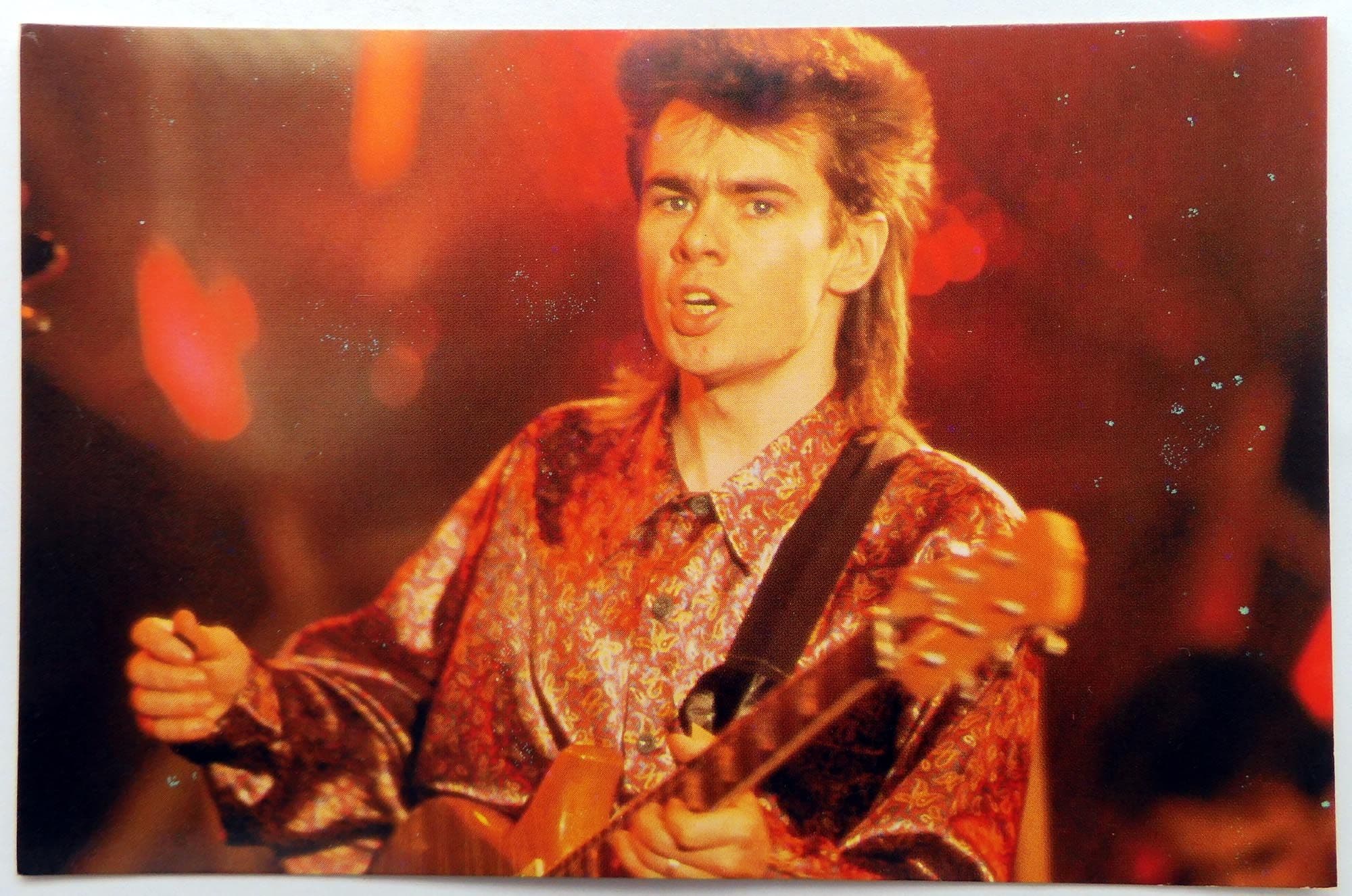 Nik Kershaw - 'On Stage' Postcard
