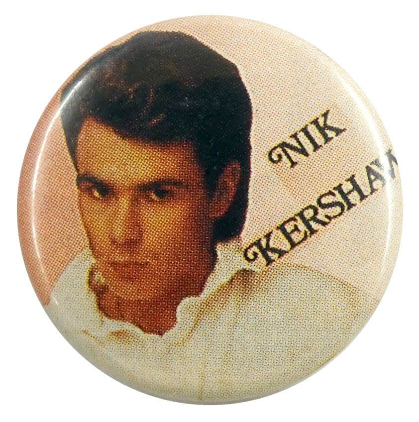 Nik Kershaw - 'Pink' Button Badge