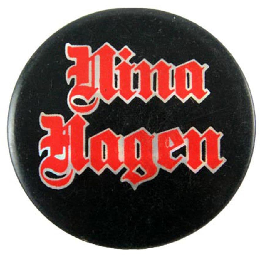 Nina Hagen - 'Name' Prismatic Button Badge