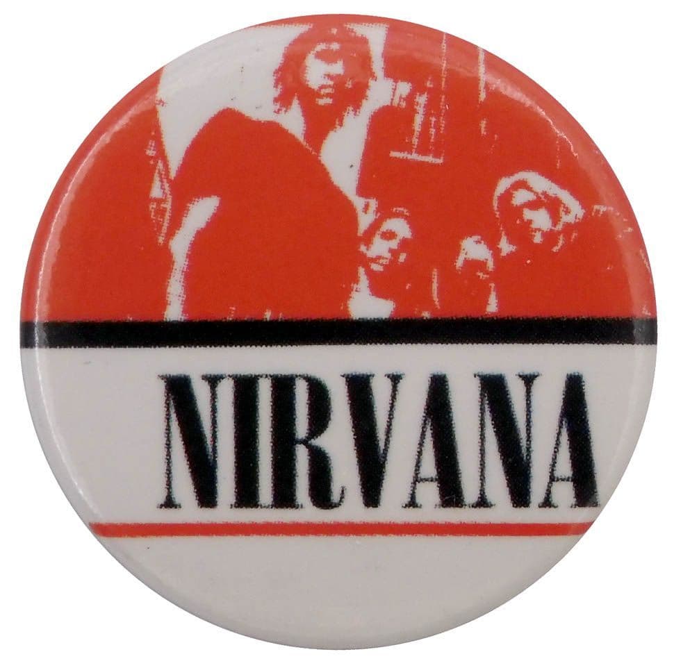 Nirvana - 'Group Red' Button Badge