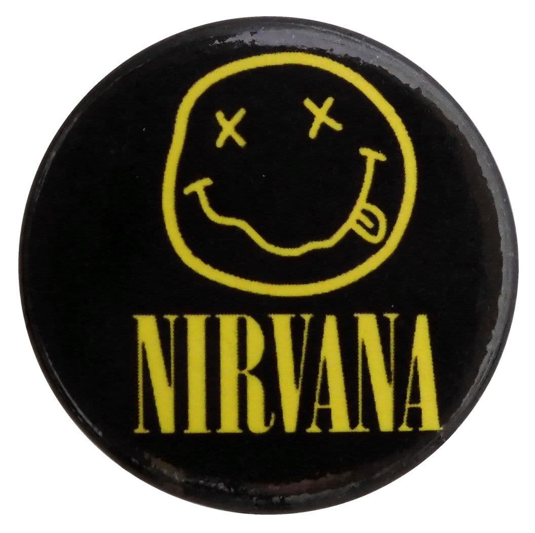 Nirvana - 'Smiley' Button Badge