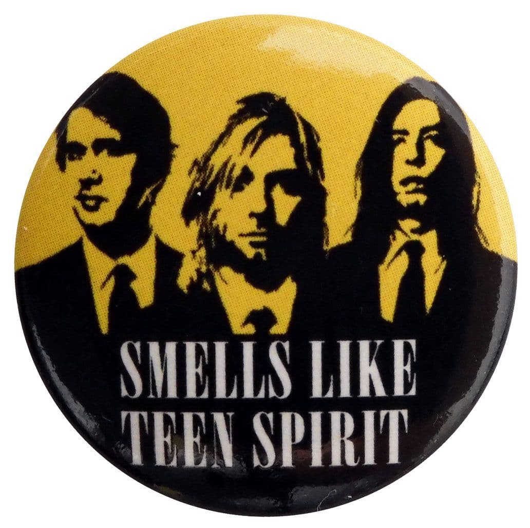 Nirvana - 'Smells Like Teen Spirit' Button Badge