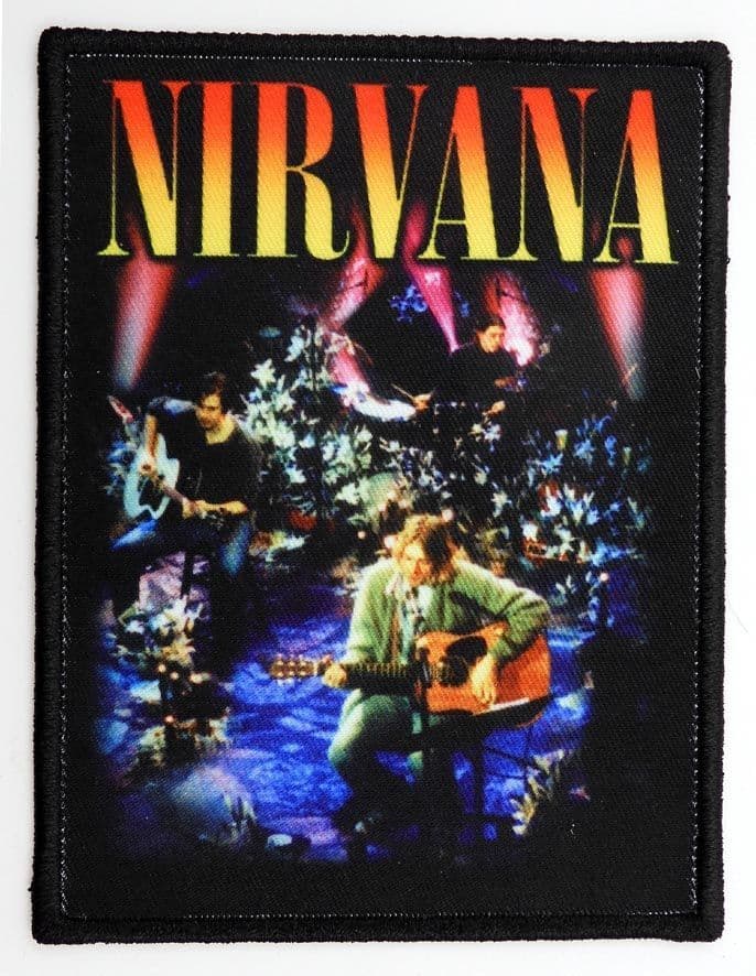 Nirvana - 'Unplugged' Printed Patch