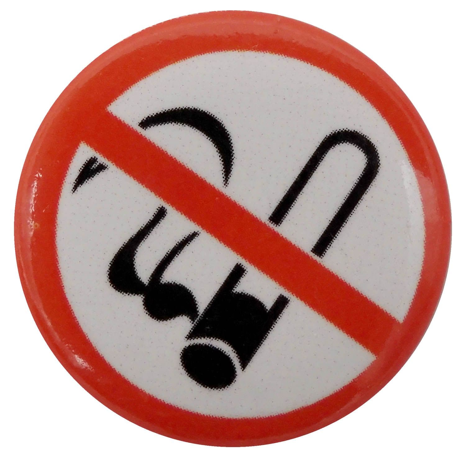 No Smoking - Button Badge