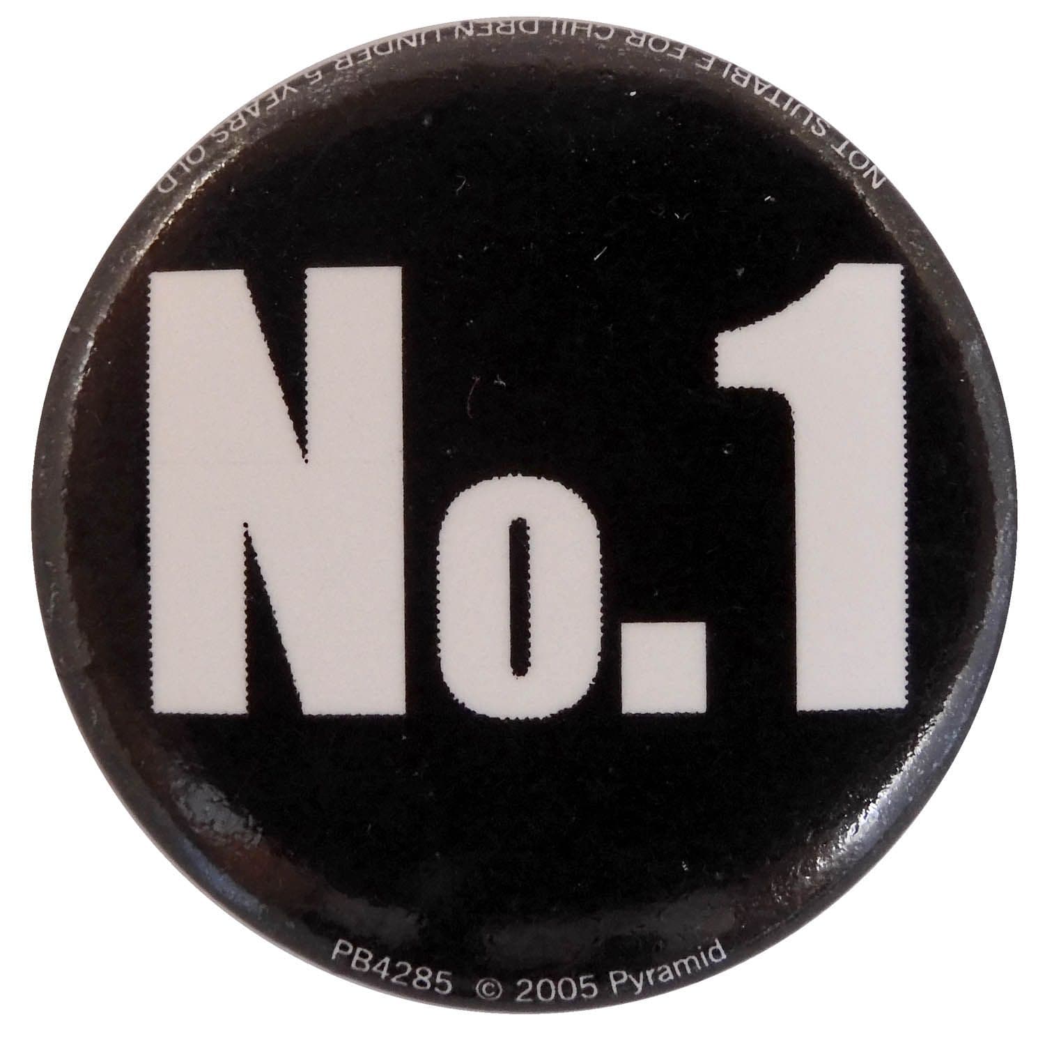 No.1 - Button Badge