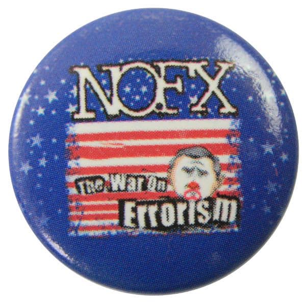 NOFX - 'The War on Errorism' Button Badge