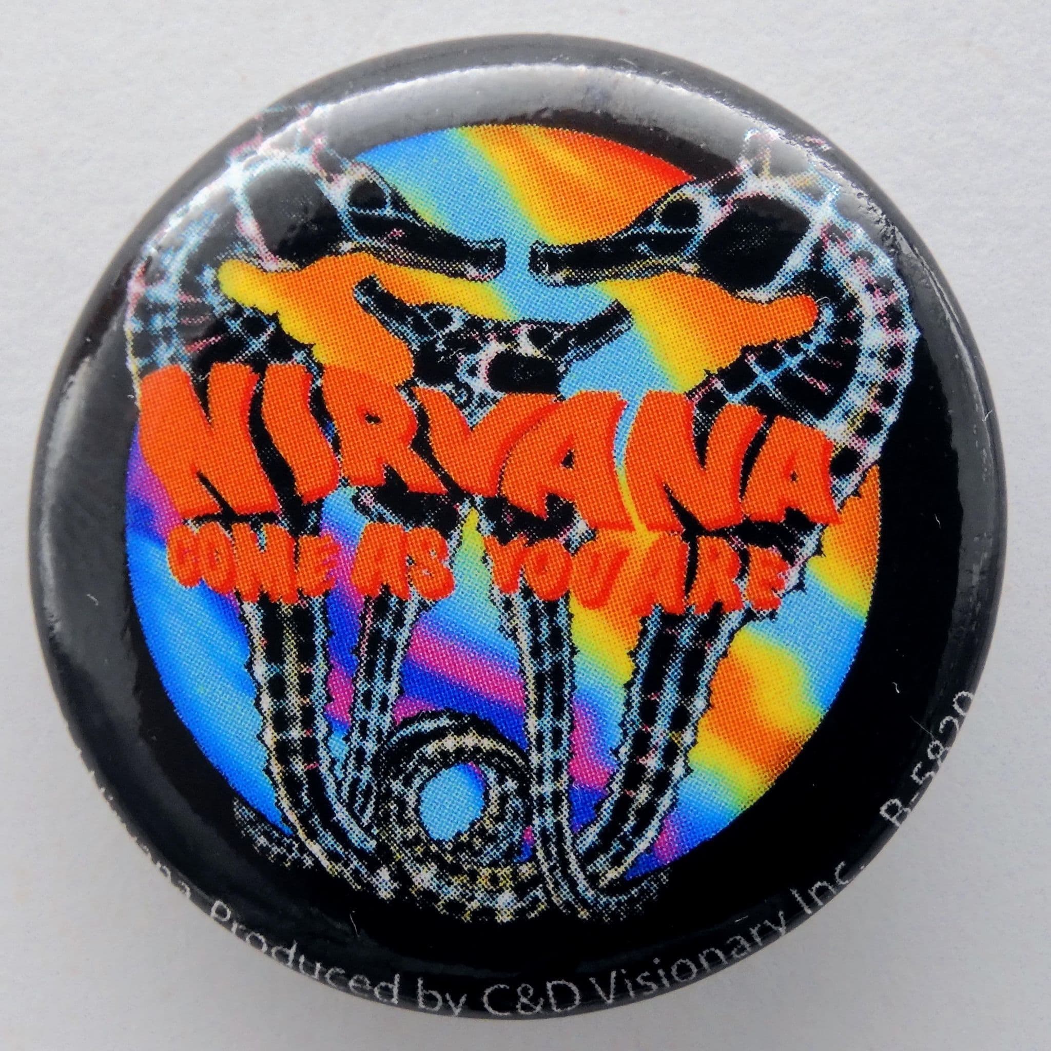 Nirvana - 'Come As You Are' 32mm Badge