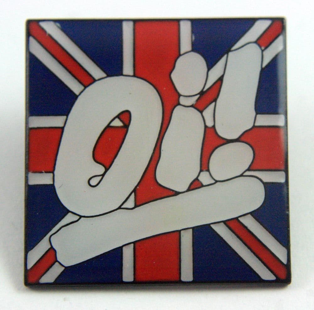 Oi! - 'Logo/Union Jack' Lapel Badge