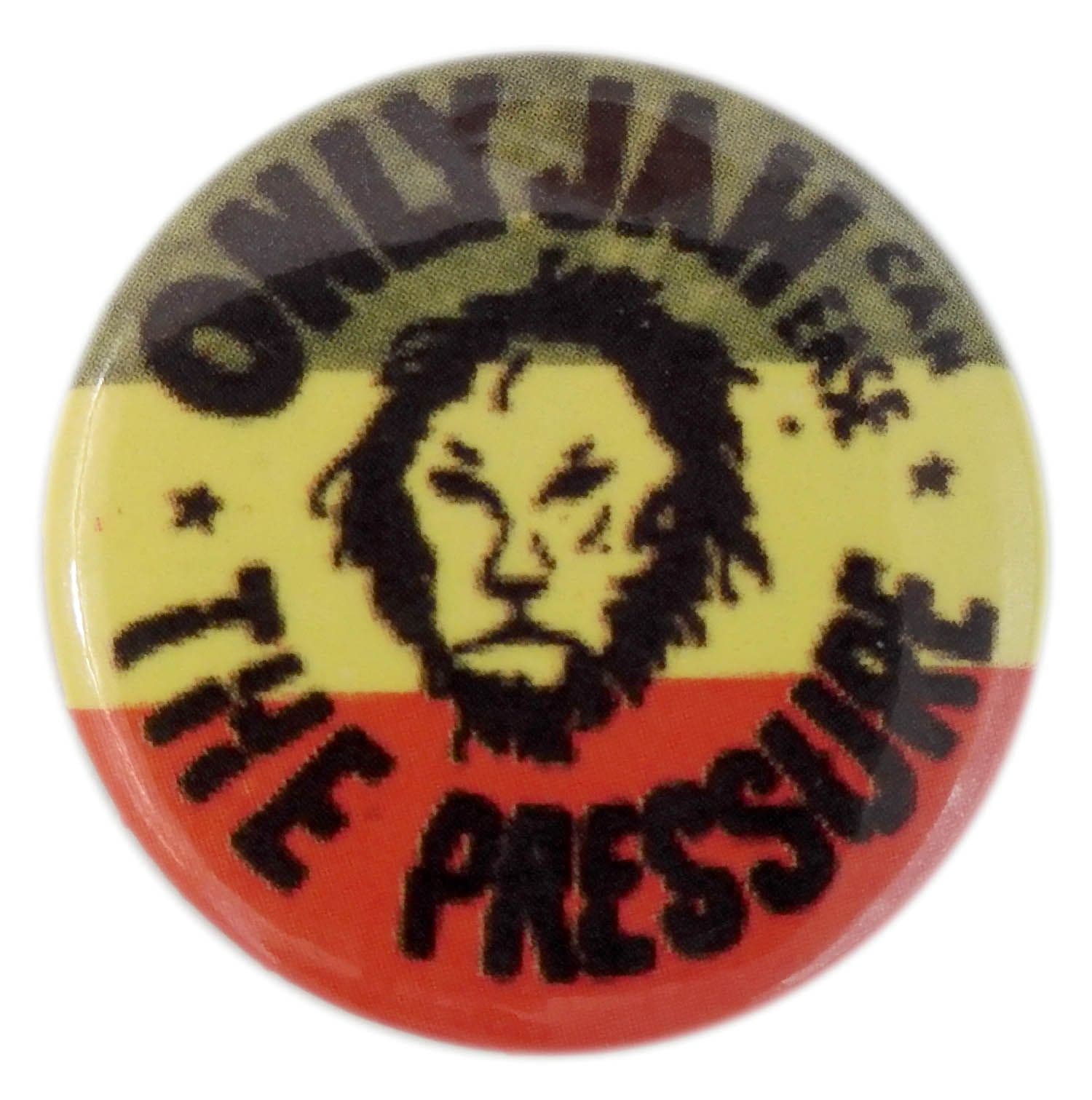 Only Jah Can Ease the Pressure - Button Badge