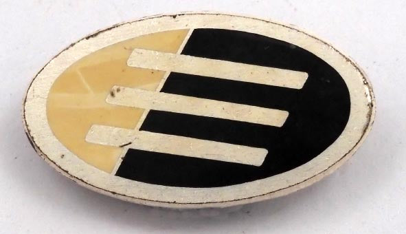 Outside Edge - 'Running Hot Logo' Enamel Lapel Badge