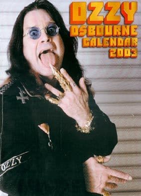 Ozzy Osbourne - 2003 Calendar