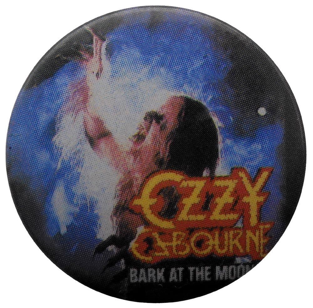 Ozzy Osbourne - 'Bark at the Moon' Button Badge