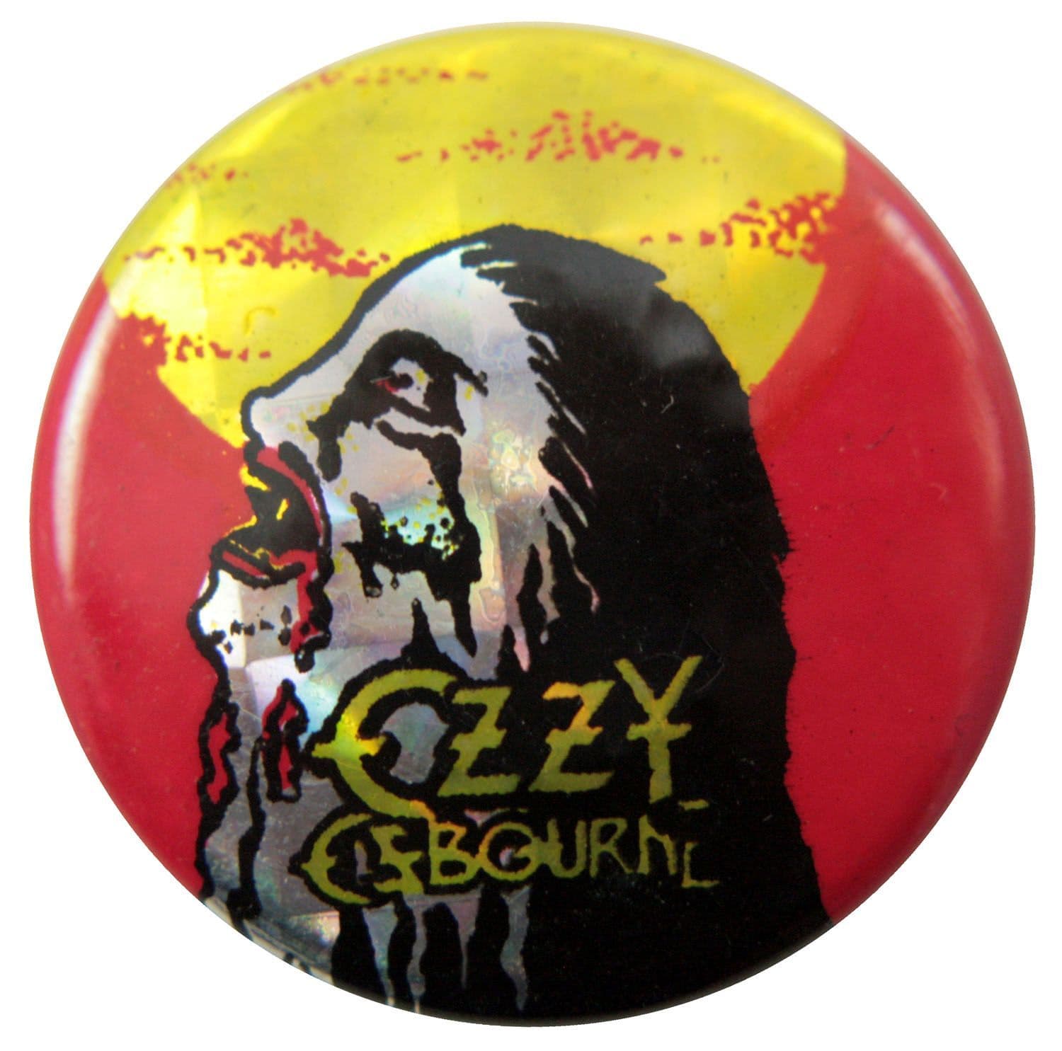 Ozzy Osbourne - 'Bark at the Moon' Prismatic Button Badge