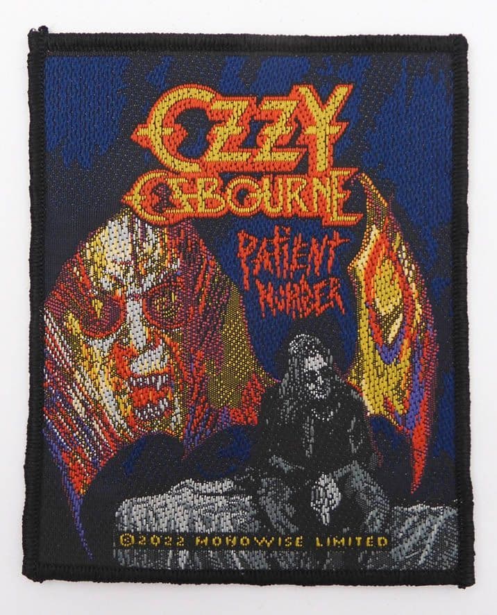Ozzy Osbourne - 'Patient Number 9' Woven Patch
