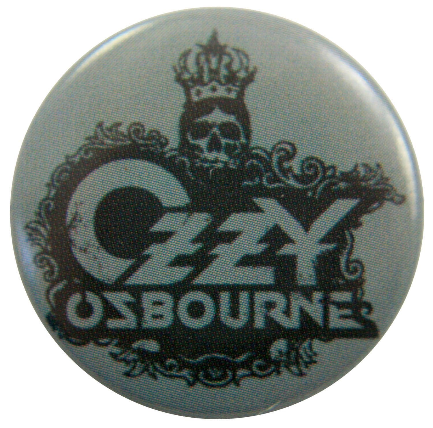 Ozzy Osbourne - 'Skull Logo' Button Badge