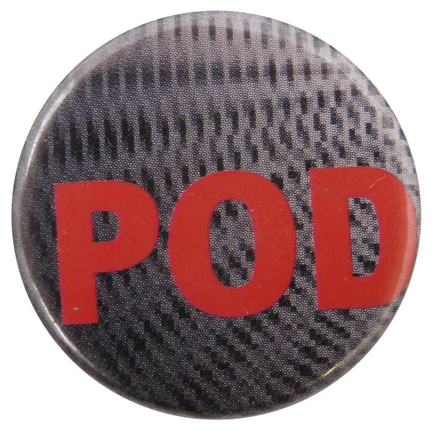 P.O.D. - 'Name' Button Badge