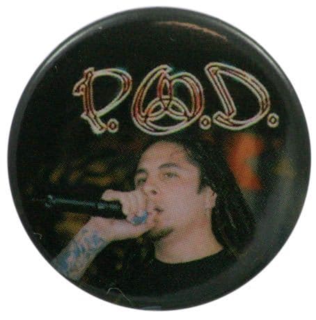P.O.D. - 'Sonny Singing' Button Badge