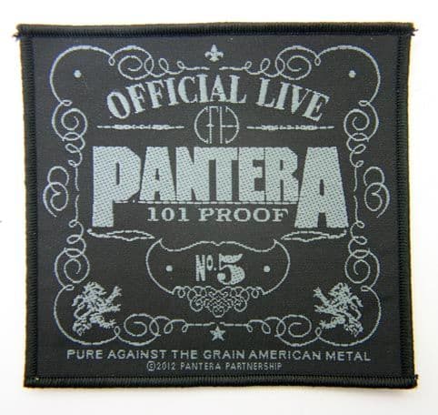 Pantera - 'Official Live' Woven Patch