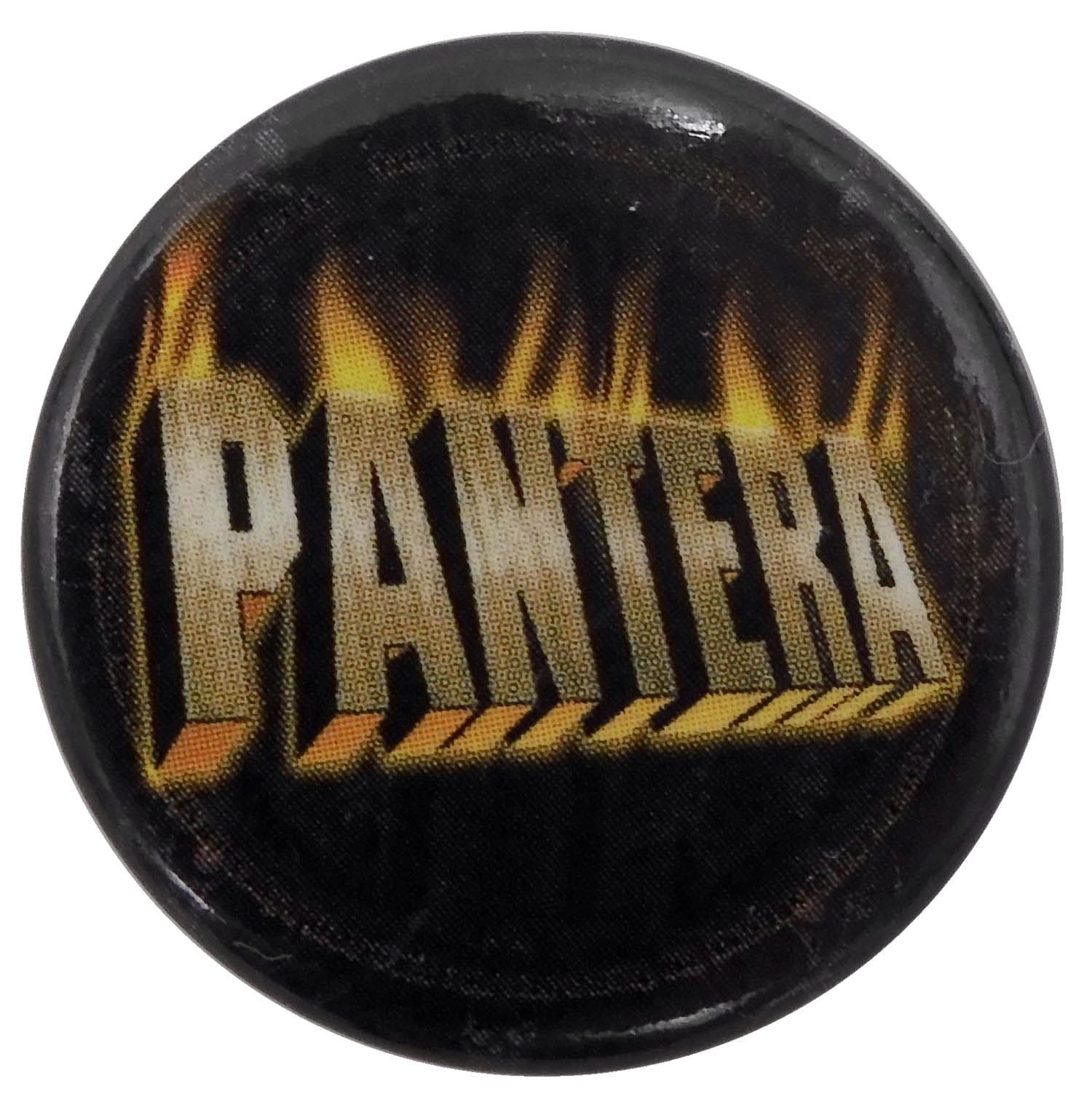 Pantera - 'Burning Logo' Button Badge